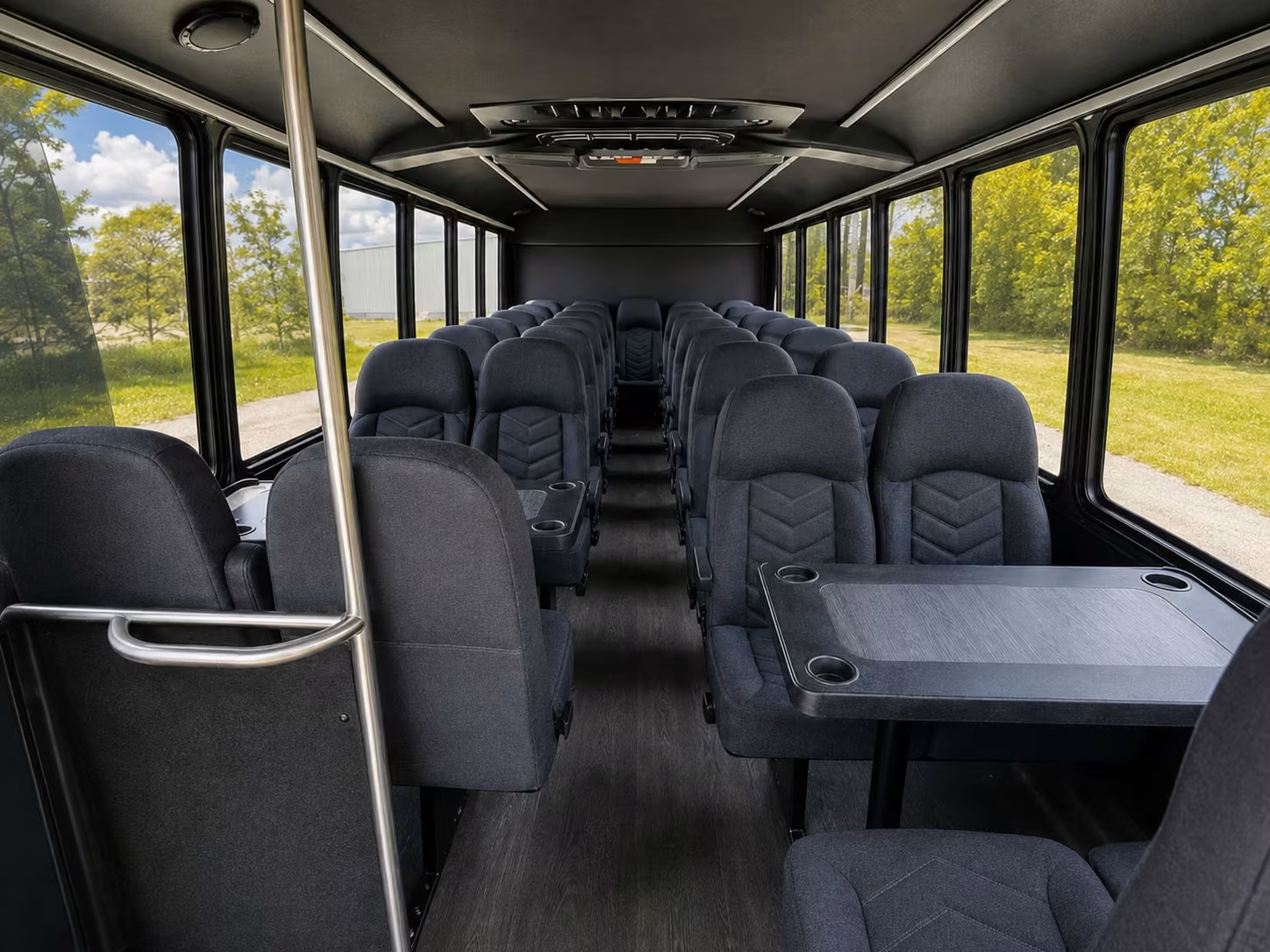 15 passenger minibus interior