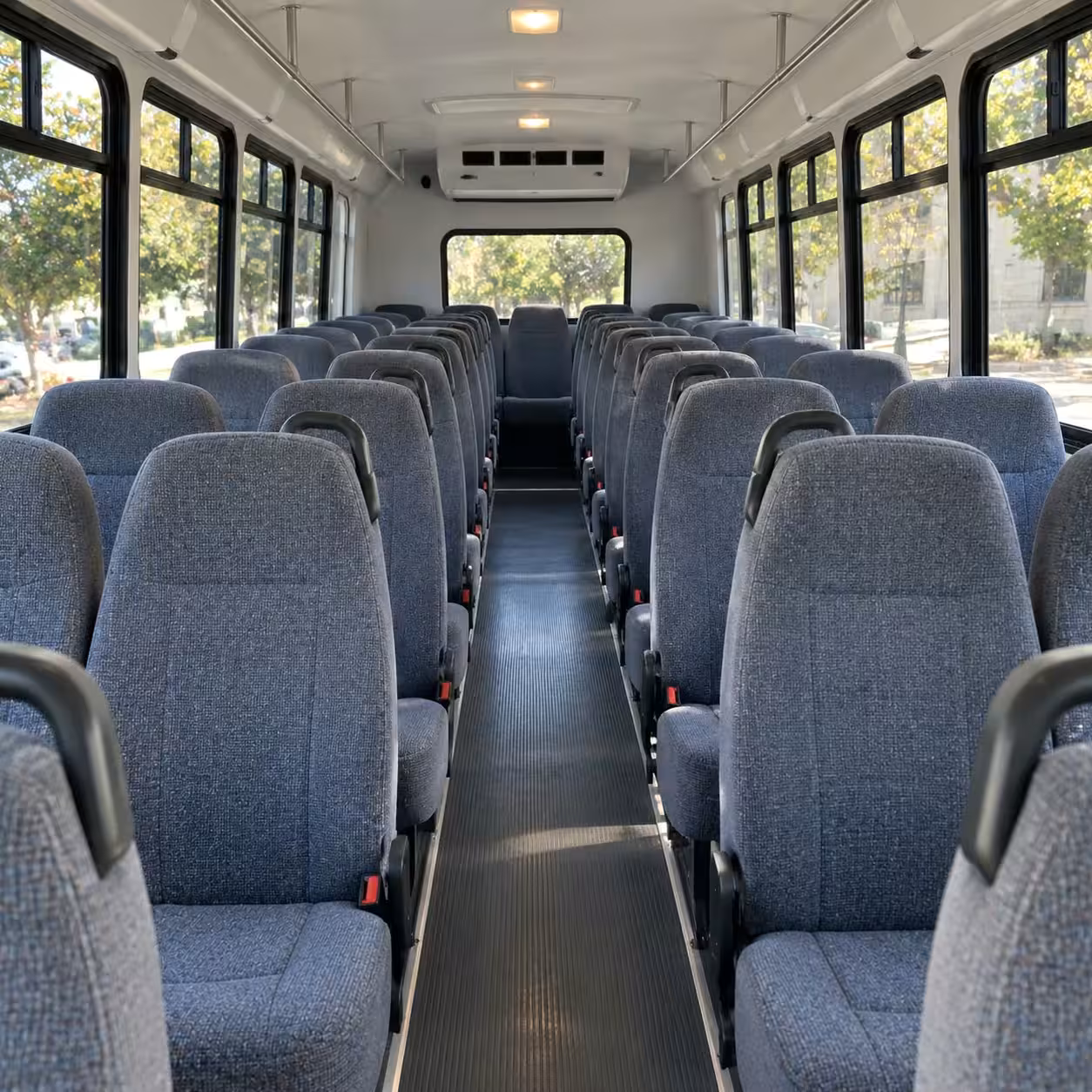 25 passenger minibus inside