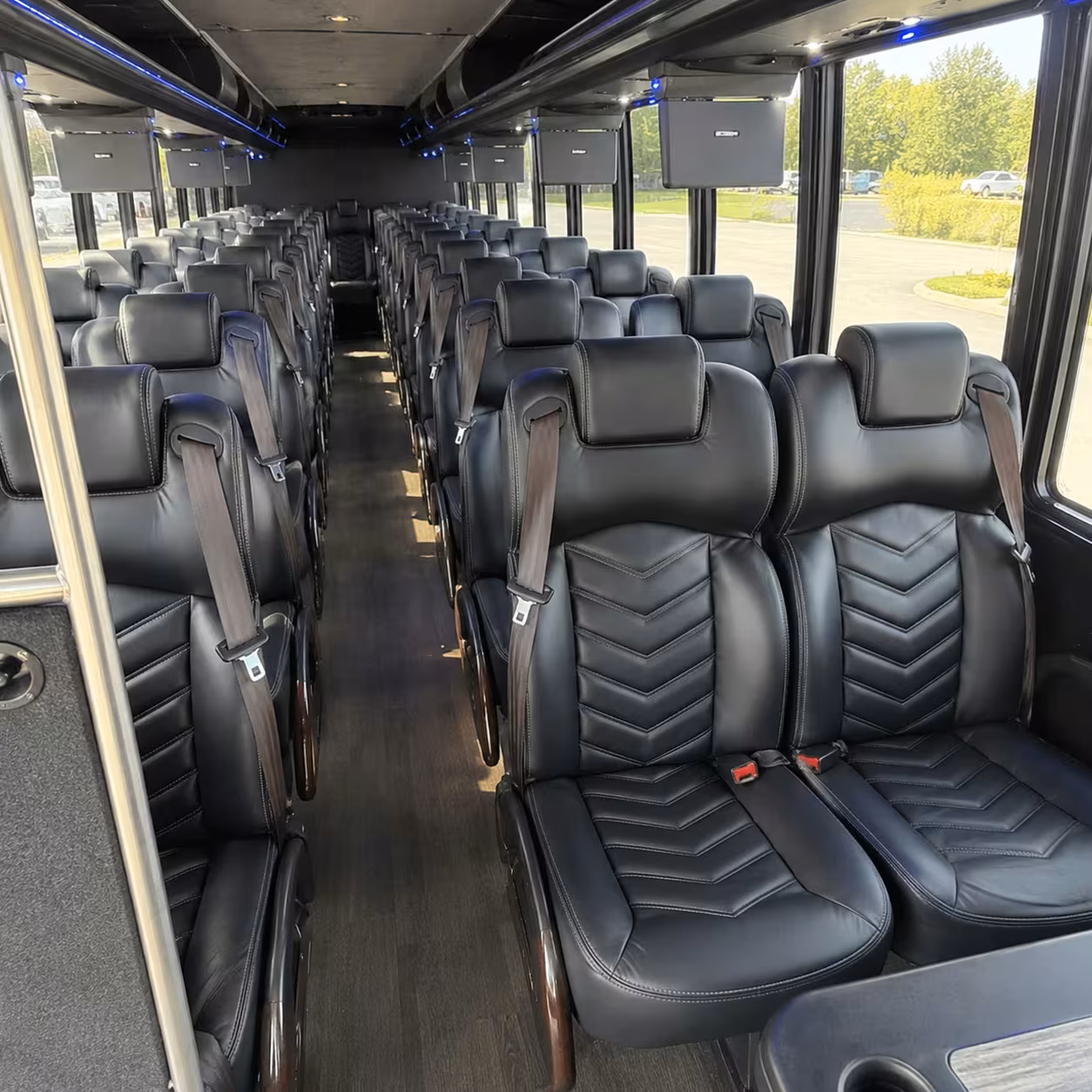 30 passenger minibus inside