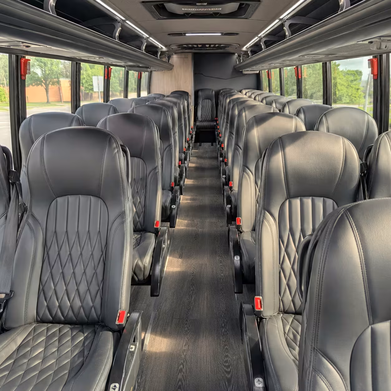 30 passenger minibus interior