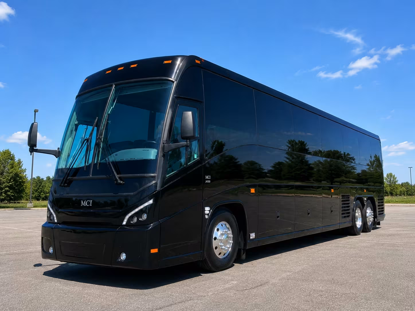 long distance charter bus rentals from concord to athletics games
