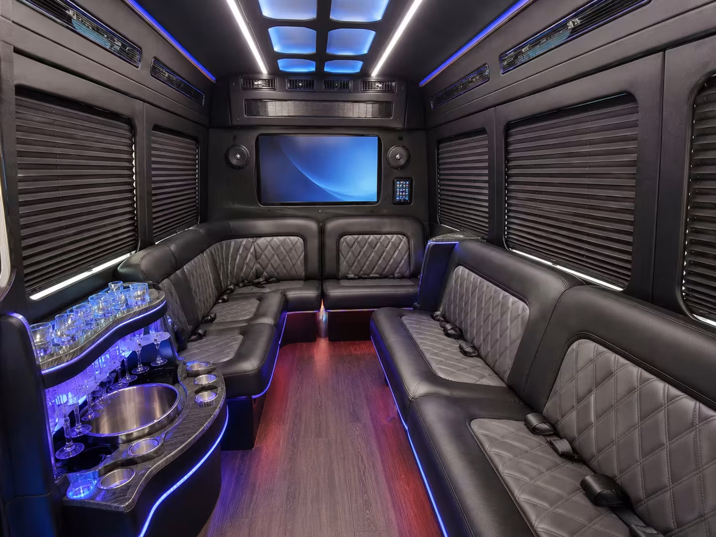 sprinter limousine inside