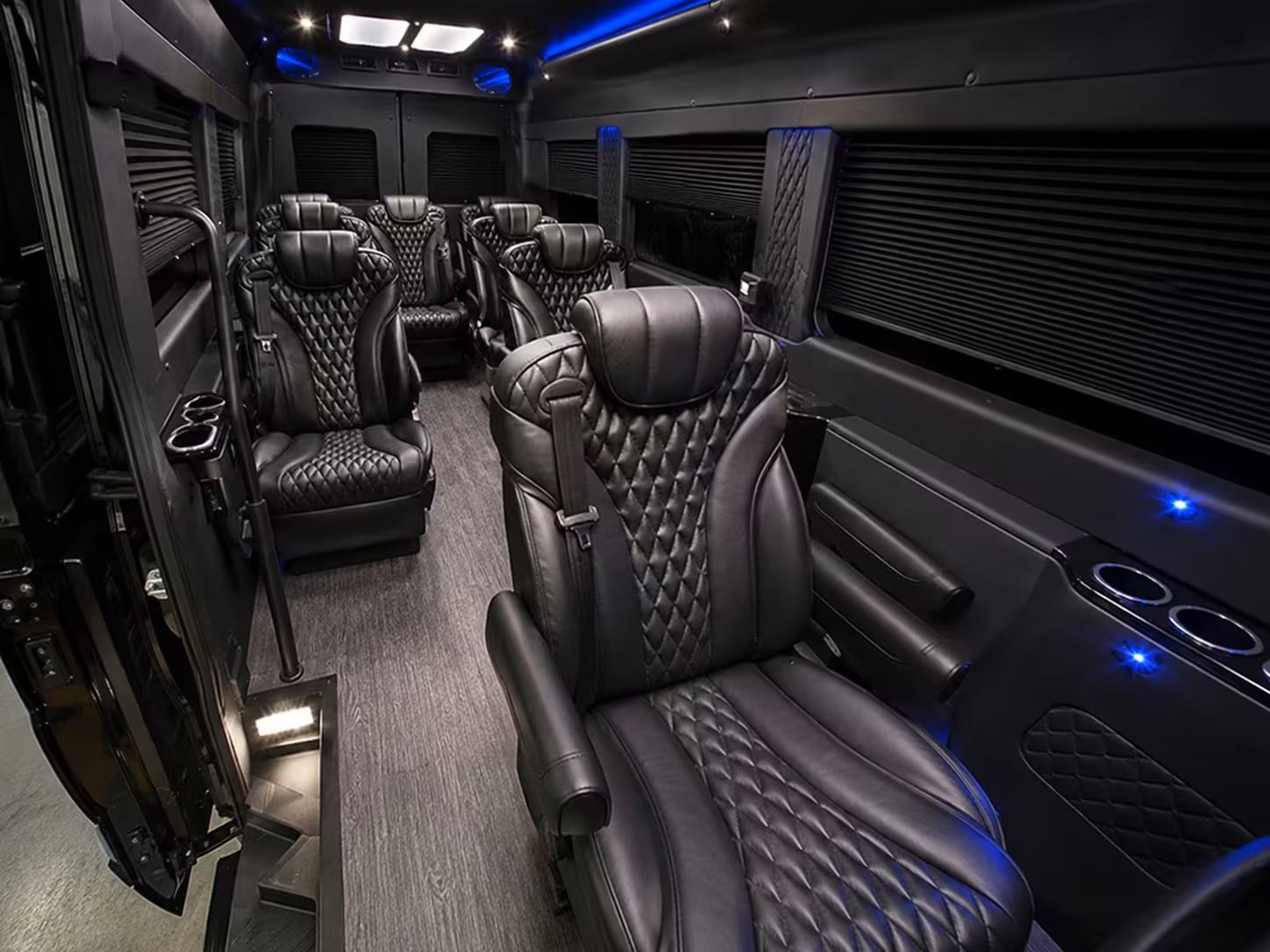 sprinter van with driver inside