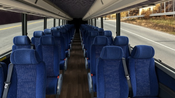 concord 25 passenger minibus inside