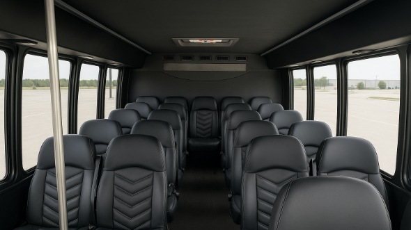 concord 28 passenger minibus inside