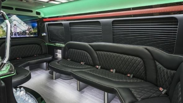 concord sprinter limo rental inside