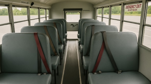school bus rental interior concord